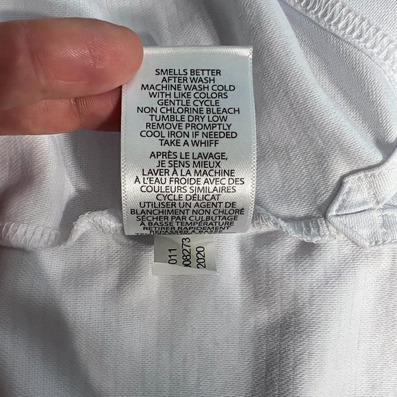 Travis Mathew Polo Shirt Mens Large White Short Sleeve Golf Logo Solid Pocket - Picture 12 of 12